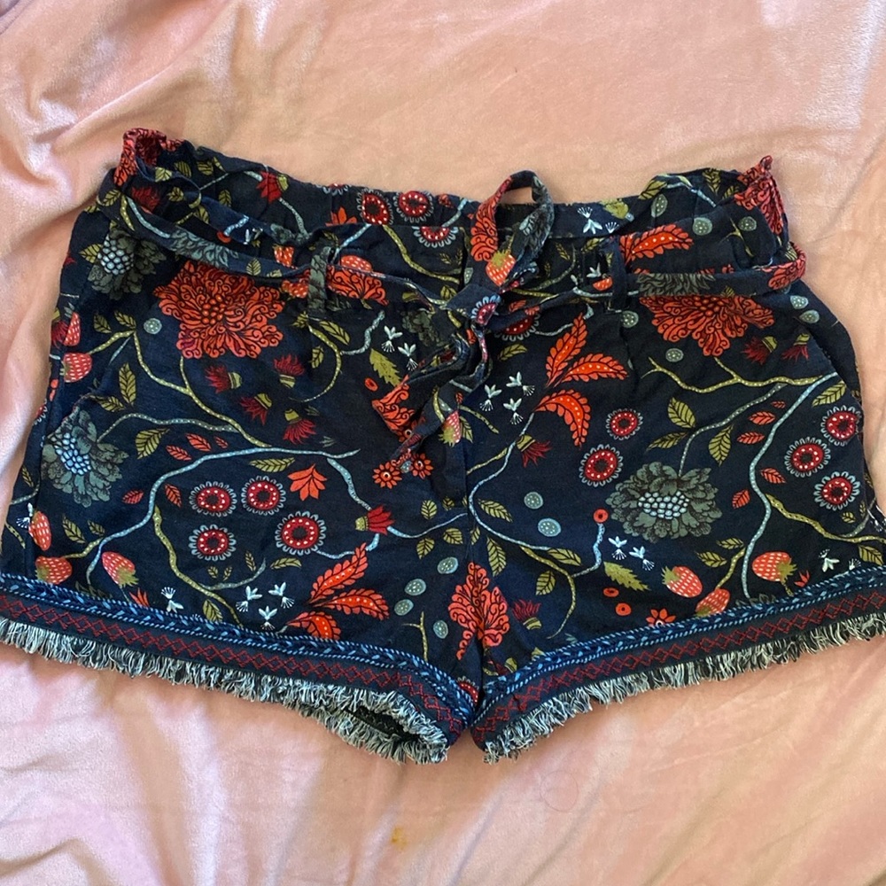 Loft Ann Taylor floral shorts